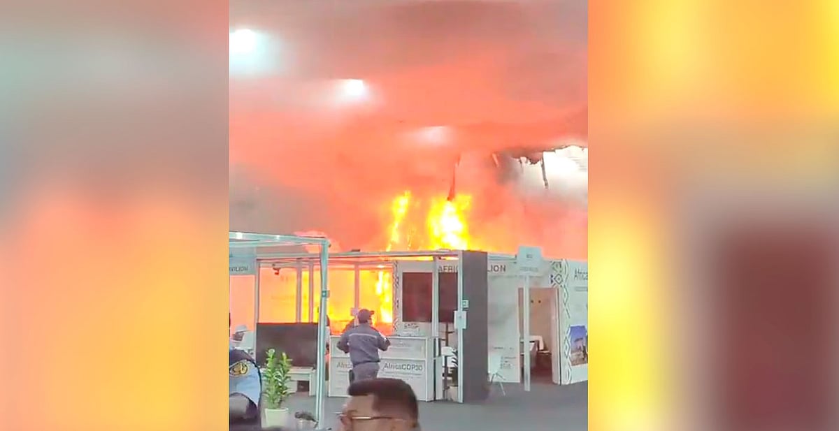 Pabellón en Brasil se incendia; realizan evacuación masiva [VIDEO]