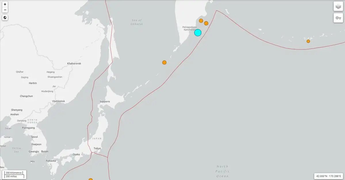 Japón emite alerta de tsunami tras sismo de 6.7