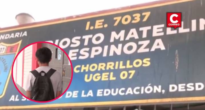 Escolares llegan a colegios cerrados por aviso tardío sobre clases virtuales en Lima