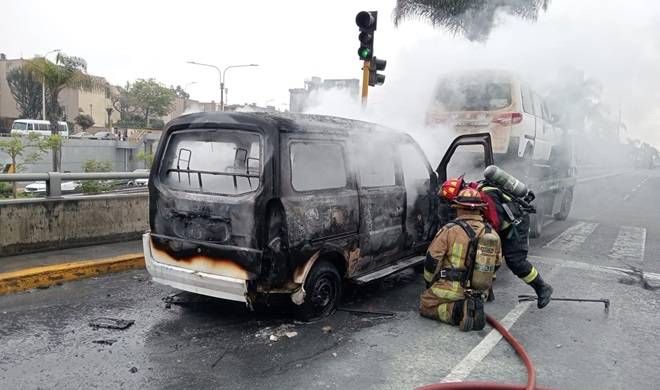 ATU denunciará a los sujetos que agredieron a fiscalizadores e incendiaron un vehículo