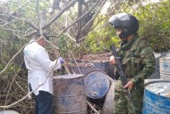 En zona rural de Maní fue hallado depósito ilegal del Clan del Golfo