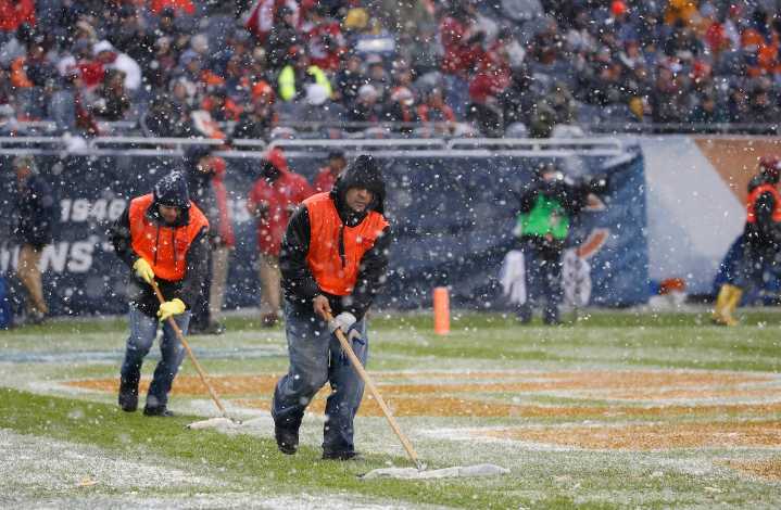 Giants-Bears weather: Snow in forecast in frigid showdown at Soldier Field
