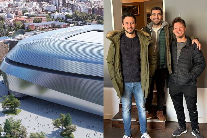 De una servilleta al Bernabéu. Cuatro argentinos abrieron una hamburguesería en el estadio del Real Madrid