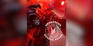 Car hits Rescue Squad vehicle responding to accident, emergency crew member injured