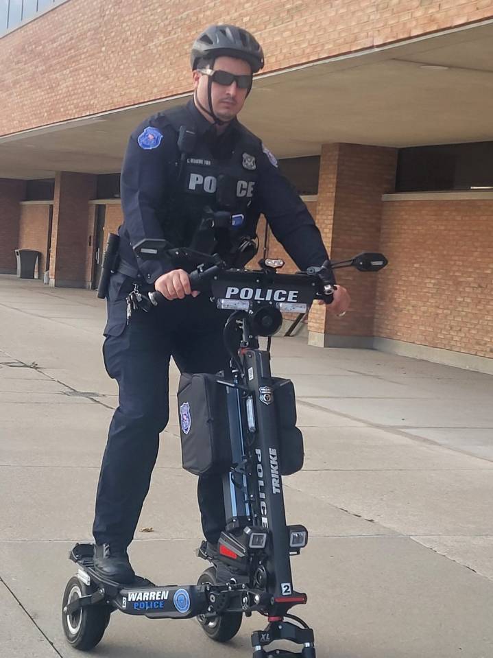 Warren police get four trike mobility scooters