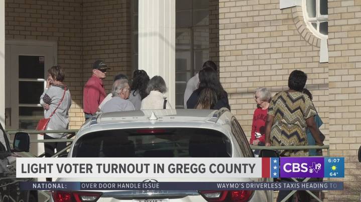 Voter turnout low as residents hit Gregg County polls
