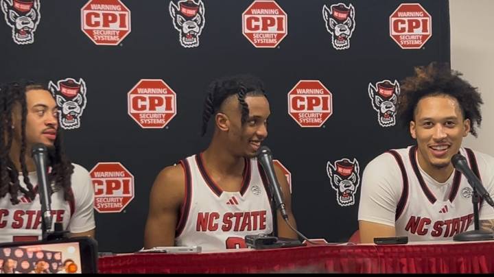 Darrion Williams, Paul McNeil Jr., Alyn Breed discuss win vs UNCG