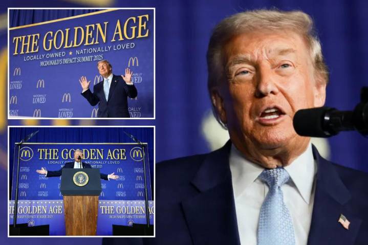 Trump promises 'prices are coming down' in speech to McDonald's owners