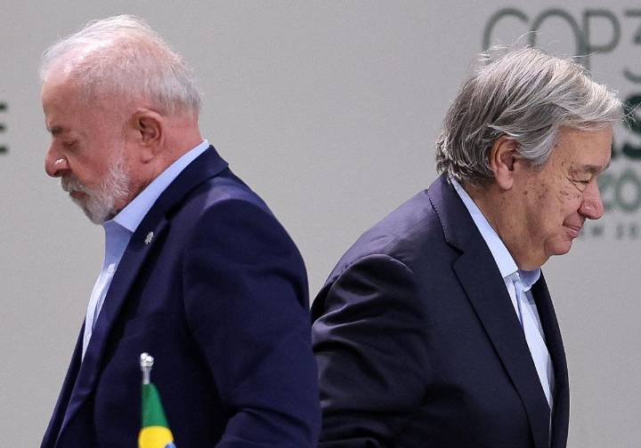Guterres, en la Cumbre del Clima de Brasil: «La historia recordará lo que aquí se decida»