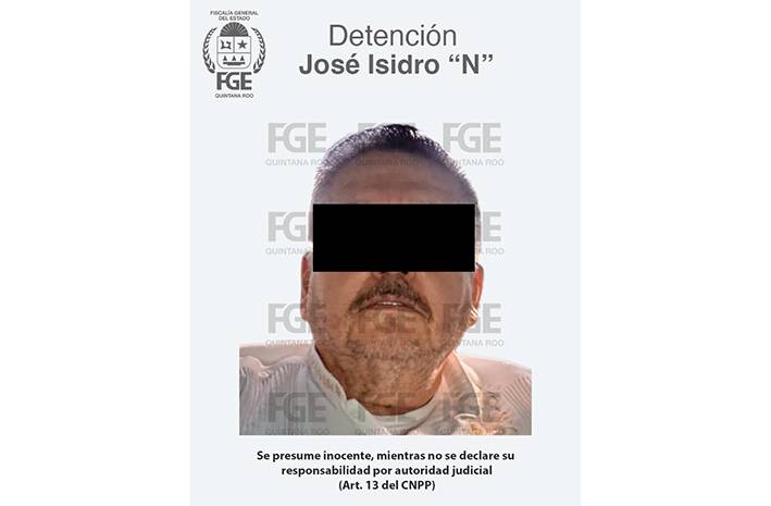 Confirma FGE detención de José Isidro “N”