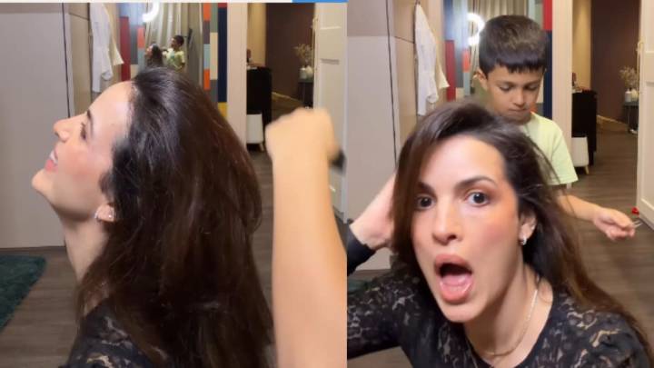 Natasa Stankovic Has Got The Cutest Hairstylist In Son Agastya, And We Couldn’t Agree More