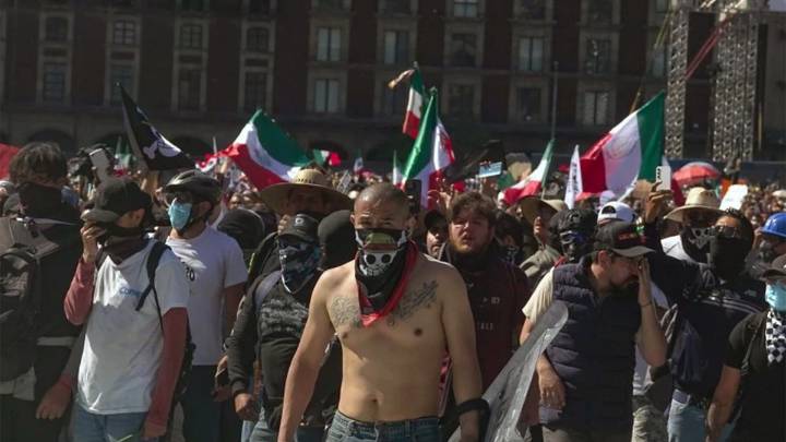 Violentas protestas en México contra la presidenta Claudia Sheinbaum: las imágenes