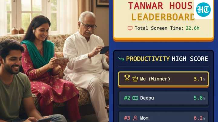 Bengaluru man turns family screen-time into a competitive leaderboard challenge