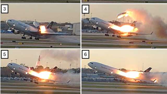 NTSB releases report on UPS plane crash, unseen photos