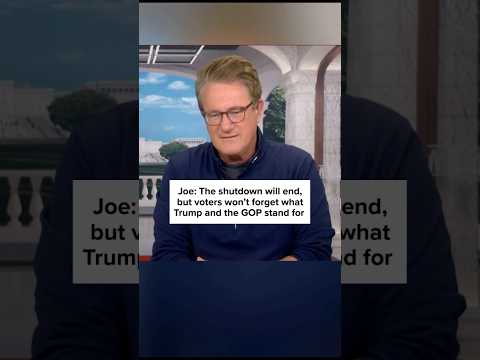 Joe: The shutdown will end, but voters won’t forget what Trump and the GOP stand for