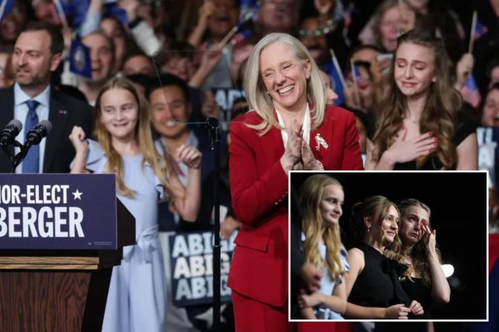 Virginia Governor-elect Abigail Spanberger' calls out  daughter for not cleaning her room in victory speech