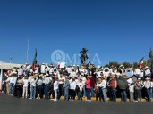 Salen rumbo a Palacio manifestantes de “México se levanta” en solidaridad con la Gen Z