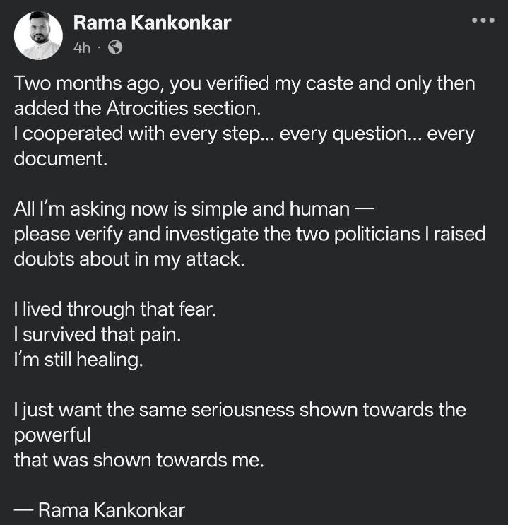 Rama urges police to scrutinise two politicians he named