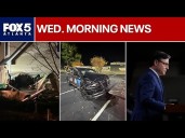 Car crashes into home; Police officer involved in crash; Shutdown end possible