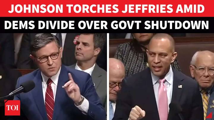 'GET LOST': Mike Johnson's BRUTAL 3-Line Rebuttal Leaves Jeffries Speechless After Shutdown Shocker