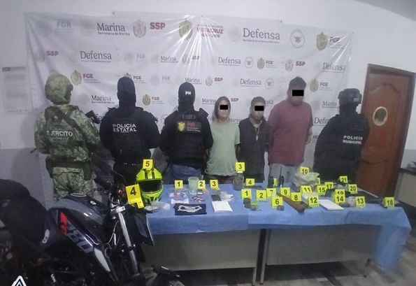 Detienen a 28 personas durante operativos de seguridad en Veracruz