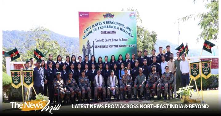 DG Assam Rifles visits Capt N Kenguruse MVC Centre of Excellence & Wellness in Kohima