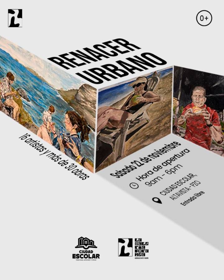 Renacer Urbano: 16 artistas dan vida a la primera exposición de Galería Foránea