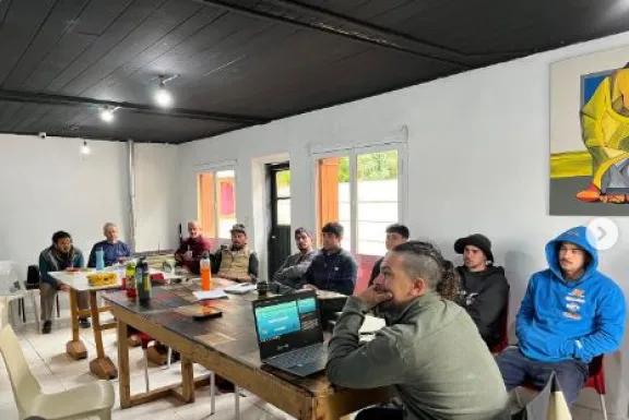 Aluminé recibe capacitaciones internacionales en seguridad en aguas blancas