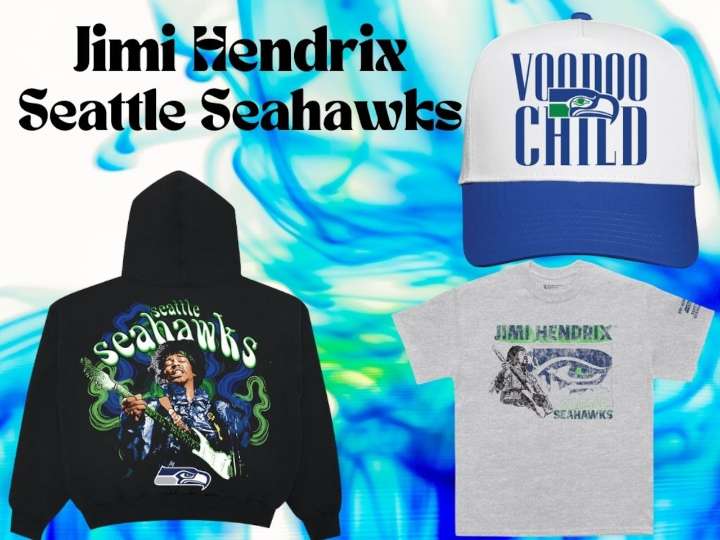 The Seattle Seahawks have dropped Jimi Hendrix-inspired gear today; Where to buy on Black Friday