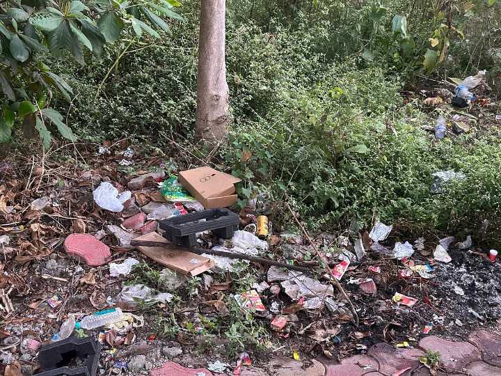 Indore News: Clean City Image Tainted A Filth Piles Up On DAVV Campus