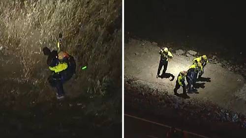 Video shows dramatic rescue of man stranded in marsh along San Gabriel River in El Monte