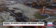 Nearly 2,000 people visit Honor Tower in opening week