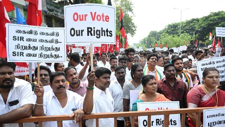 SC says SIR is not the country’s first electoral roll revamp; Opposition retorts that this one is 'farcical'