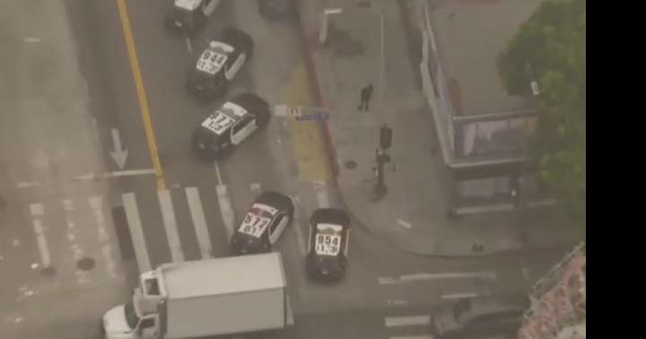 LAPD investigating shooting incident at downtown apartment building