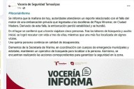 Se hunde embarcación en Playa Miramar; hay un muerto