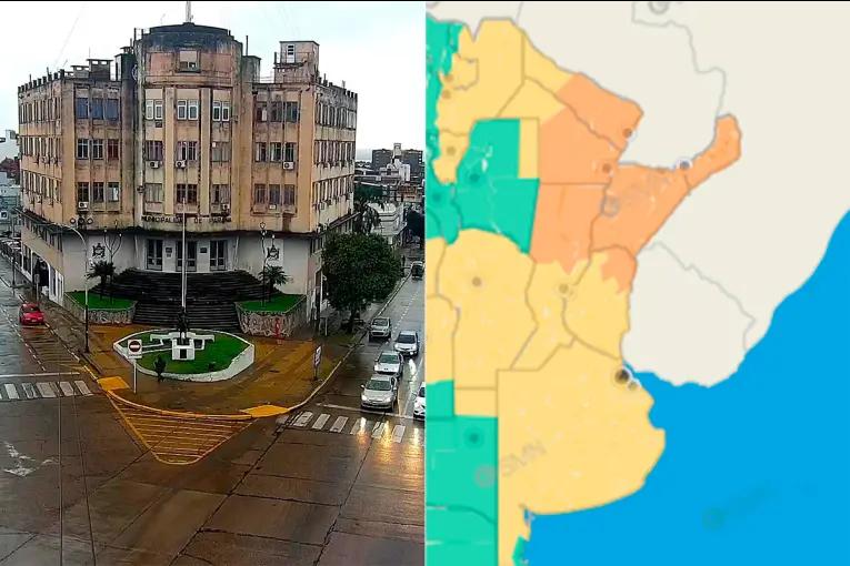 Renuevan alertas por tormentas en Entre Ríos: prevén intensas lluvias y ocasional granizo