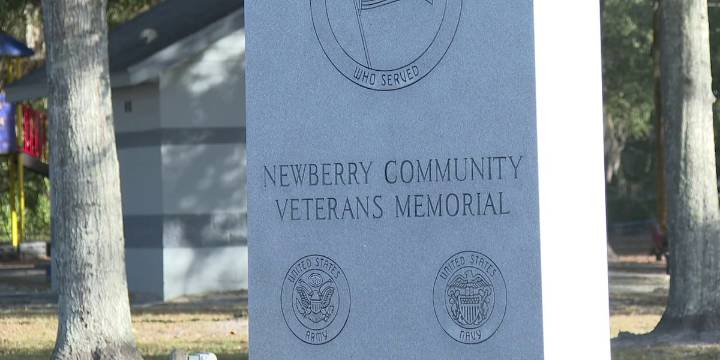 Newberry holds first Veterans Day ceremony at new memorial