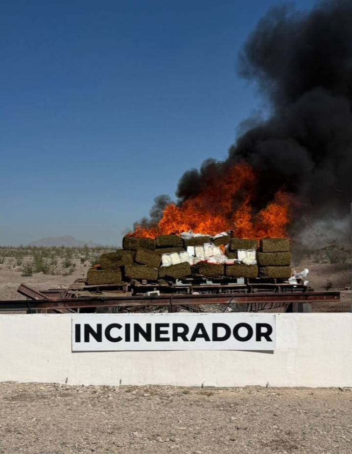 Incineran casi una tonelada de drogas: destaca la presencia de narcóticos más químicos y urbanos