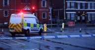 Teenagers rushed to hospital after double stabbing on major Manchester road