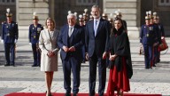 Los reyes reciben con honores al presidente de Alemania, que ha advertido en el Congreso contra las "tentaciones autoritarias"