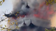 Large fire breaks out at Chinese temple