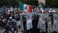 Multitudinaria marcha en México contra el gobierno de Claudia Sheinbaum terminó en enfrentamientos con la Policía