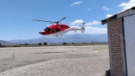Un jachallero debió ser evacuado en helicóptero hasta el Hospital Rawson