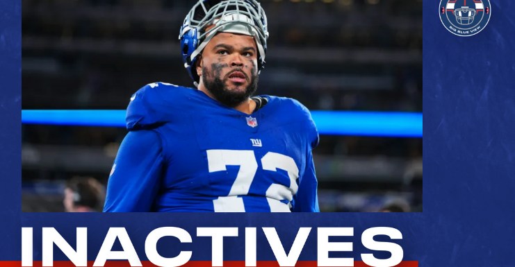 Giants-49ers inactives: 3 starting defensive backs OUT for Giants