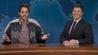 Pete Davidson Makes Surprise 'SNL' Appearance, Pokes Fun at Ferry