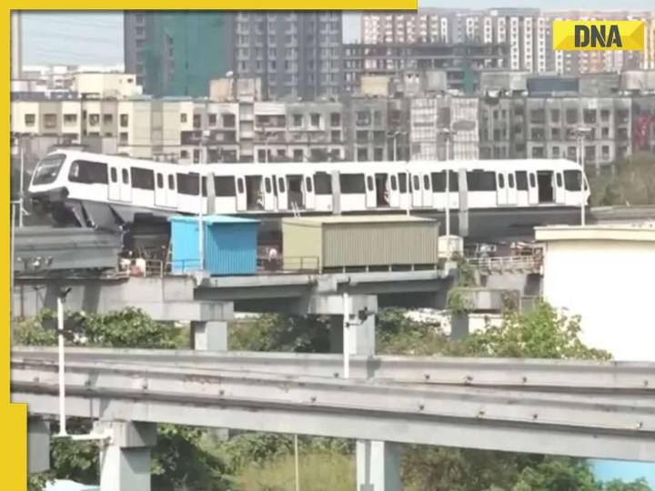 WATCH: Mumbai monorail tilts during test run at Wadala