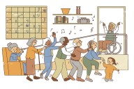 My toddler is the star of my Nonna’s retirement home