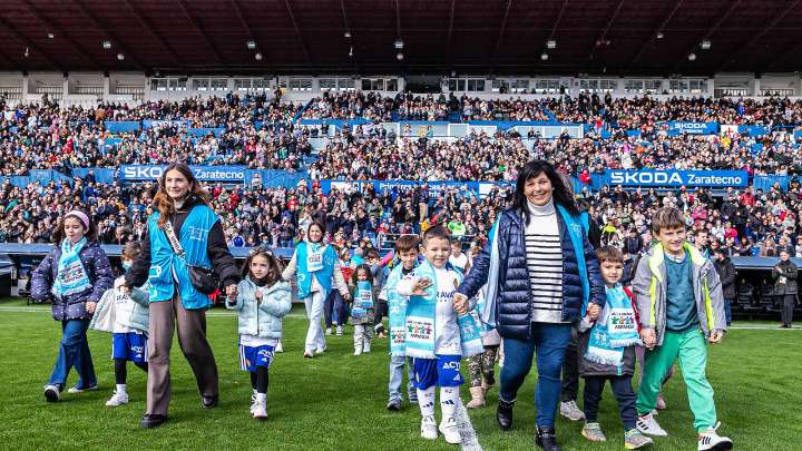 El partido solidario de Aspanoa roza el lleno: vendidas 17.000 entradas para el Ibercaja Estadio