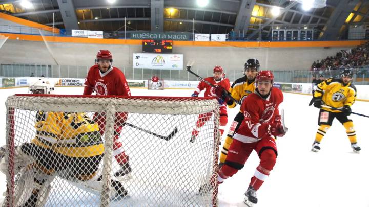 El Club Hielo Jaca sufre una dolorosa derrota frente al Puigcerdà (0
