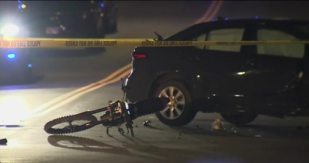 13-year-old killed when electric dirt bike hits car in Stoneham